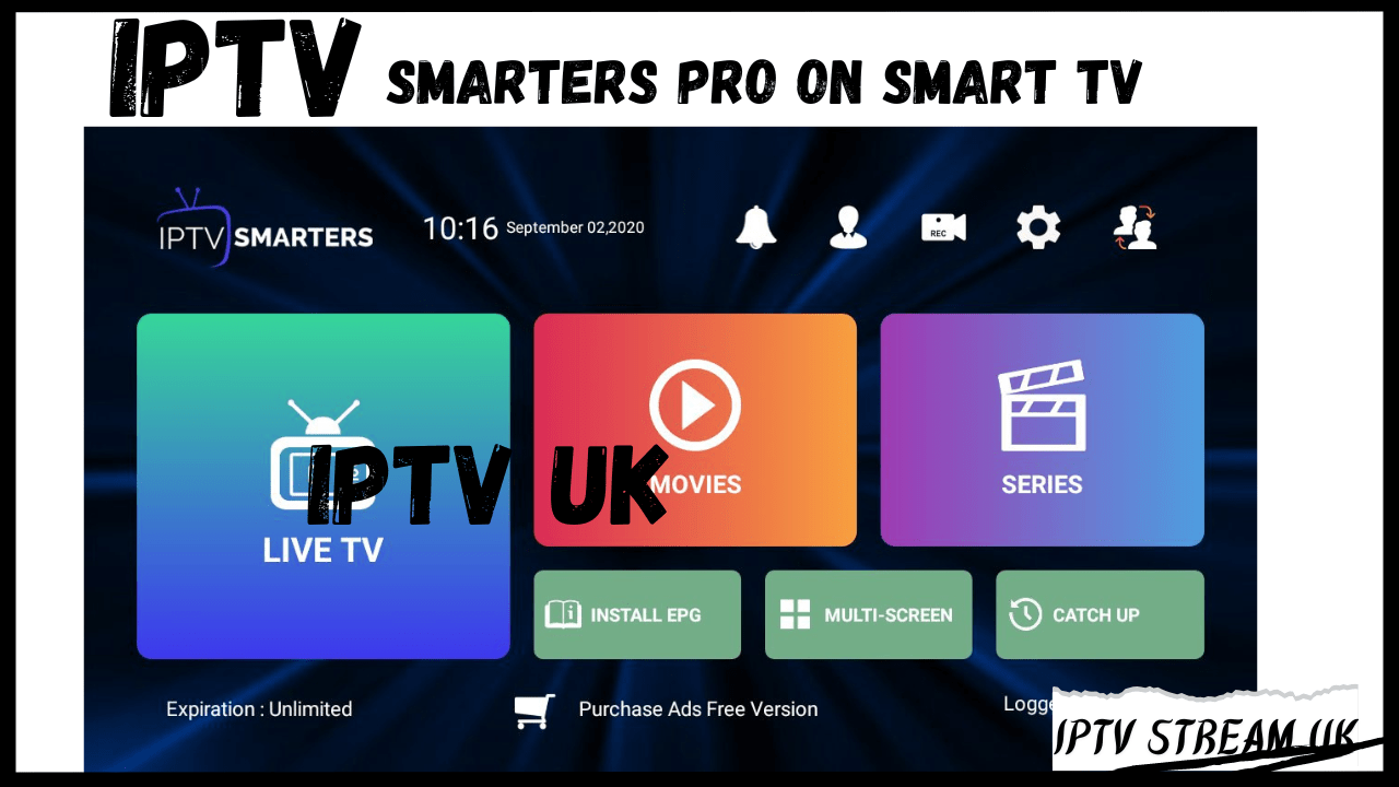 IPTV Smarters Pro on Smart TV